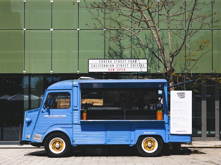 Food truck en service