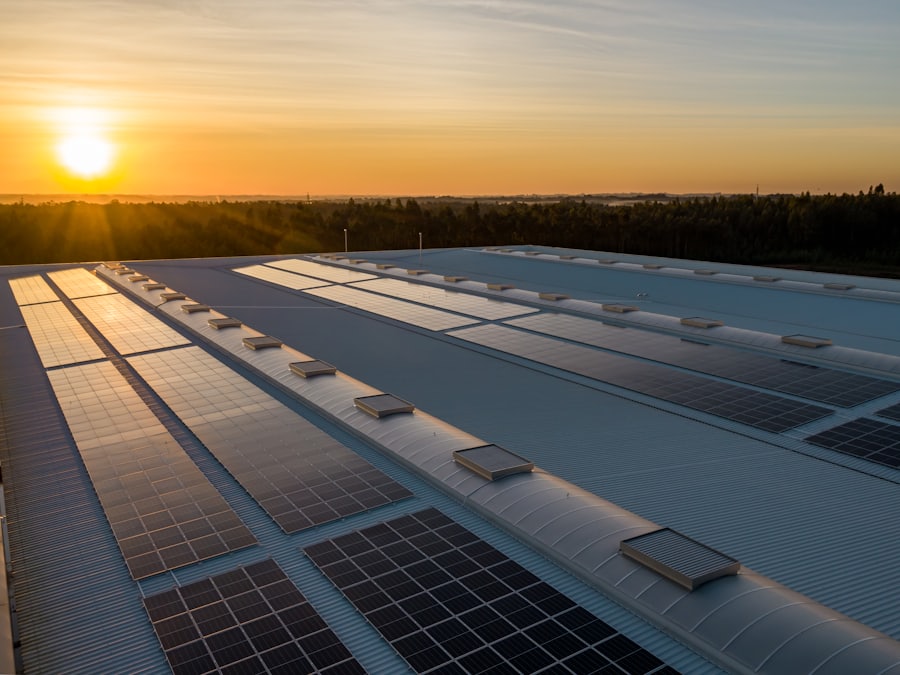 Panneaux photovoltaïques installés en toiture