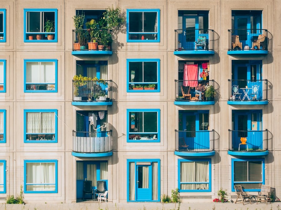 Façade d'un immeuble d'habitation
